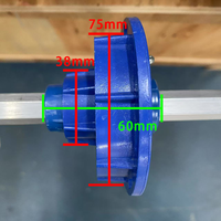 Imprimante à jet d'encre AB pièces de support de film accessoires de rouleau en caoutchouc tête de rouleau d'alimentation en papier machine à étiquettes en cristal imprimante UV DTF