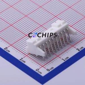 S10B-PASK-2(LF)(SN) Wire-to-Board Pin Header Bent Lead Through Hole,P=2mm Connector 1x10P 2mm Right Angle Insert PA - Product Image 2