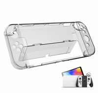 Housse de protection rigide pour Nintendo Switch, transparente, en cristal, accessoires pour Console OLED