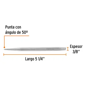 Punch da 3/8 per marcare scalpello e pugni lunghi 4 3/4 - Product Image 2