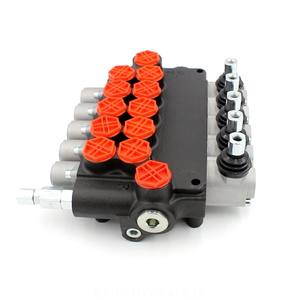 Fabricant de vanne directionnelle à <span class=keywords><strong>5</strong></span> bobines Vanne hydraulique auxiliaire pour tracteur Top P80-G34-5OT - Product Image 3