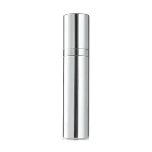 Neuankömmling Custom Cosmetic 30 ml Airless Pump flaschen Silber Aluminium behälter Aluminium Airless Nachfüll flasche