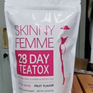Té Adelgazante Programa de 28 Días Sin Cafeína Limpieza y Desintoxicación Control del Apetito Adultos Caja En Stock Pedido al por Mayor - Product Image 6