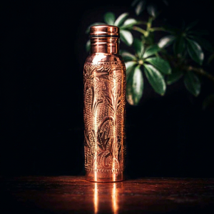 Premium copper bottle for luxury lifestyle users elegant hydration solution for home office and gifting purpose - Product Image 1