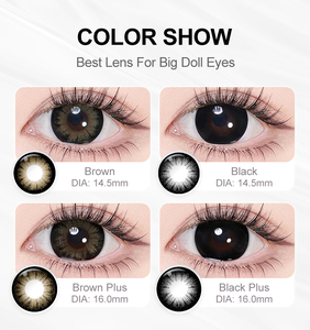 Mẫu miễn phí Big Eye liên hệ với ống kính 14.5 mét Đen liên hệ với ống kính búp bê Eye liên hệ với ống kính siêu Kích thước mắt ống kính - Product Image 2
