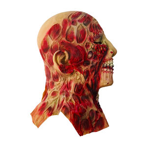 <span class=keywords><strong>Masque</strong></span> <span class=keywords><strong>d</strong></span>'horreur demi-visage en latex pour cosplay <span class=keywords><strong>d</strong></span>'<span class=keywords><strong>halloween</strong></span>, <span class=keywords><strong>masque</strong></span> de fête en latex - Product Image 2