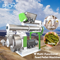 RICHI Tierfutter-Verarbeitungsmaschine - Schneckenpuffmaschine für Ziegen- und Hundefutter, Produktionsanlage