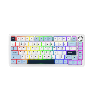 Clavier mécanique DIY Ak820 Plus Daydream Switch (bleu-blanc-marine d'usine) Tri-mode RGB - Product Image 1
