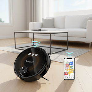 Aspiradora Robótica Geek Smart L8 con Navegación LDS, Control por Aplicación Wi-Fi, Potencia de Succión de 2700 Pa para una Limpieza Eficiente de la Habitación - Product Image 2