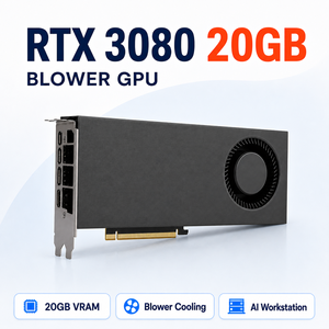 Tarjeta Gráfica de Escritorio RTX 3080 Fan Turbo PCI Express, 20GB GDDR6X, 8704 Núcleos CUDA, 1 Año de Garantía, Computación IA, Disponible en Stock - Product Image 1