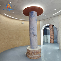 Revêtement mural flexible en pierre texturée, écologique, léger, ignifuge, imperméable, mince, imitation brique pour extérieur