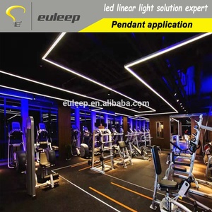 Trung Quốc Nhà Máy Bán Hot Thương Mại Cửa Hàng Văn Phòng Mặt Dây Chuyền Ánh Sáng Nhôm <span class=keywords><strong>Led</strong></span> Tuyến Tính Ánh Sáng Dimmable 4ft 40 Wát 1200 Mét - Product Image 4