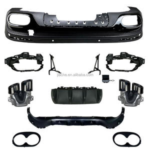 Diffusore labbro paraurti posteriore con punte di scarico per Mercedes Benz <span class=keywords><strong>GLB</strong></span> X247 GLB180 200 GLB45 AMG 2019 + paraurti per auto - Product Image 3