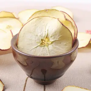 Oem Etiqueta Privada Precio al por mayor Suministro de frutas Té Natural Seco Apple Chips Rebanadas de manzana seca