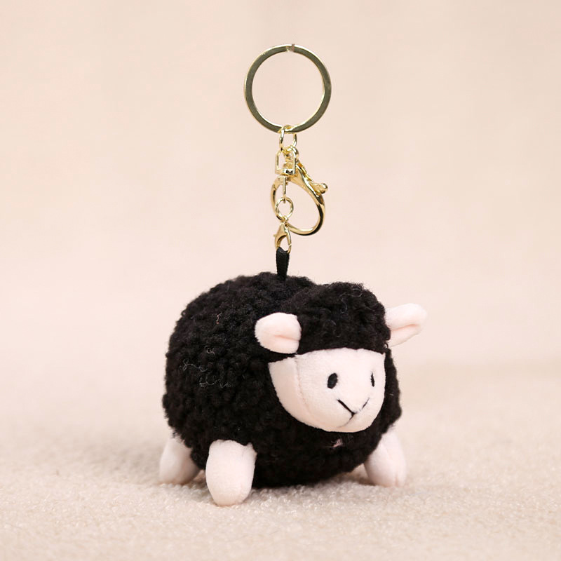 Lie posture sheep black