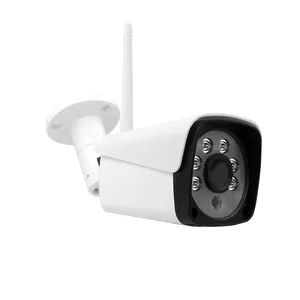Wesecuu Home Security Systemen Draadloze Beveiligingscamera Outdoor Surveillance Wifi Cctv Camera Wifi Witte Bullet Camera
