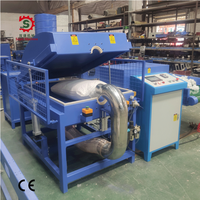 Machine de rembourrage de coussins entièrement automatique à alimentation fluide Sojet |   Souffleur de fibres industrielles en microfibres certifié CE 150-350 kg/heure