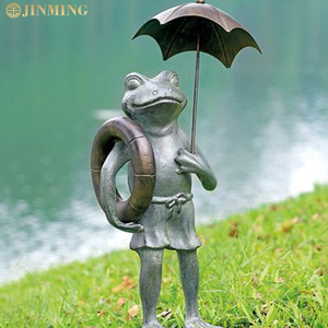 Sculpture grenouille en bronze coulé zone de démonstration bureau de vente communauté <span class=keywords><strong>petite</strong></span> sculpture sculpture personnalisation - Product Image 2