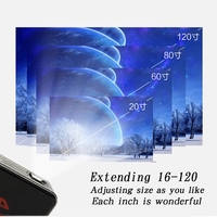 Mini-projecteur LED C6 Amlogic S905X Android 9 2 Go + 32 Go, projecteur DLP HD 4K pour Home Cinéma, Smart TV et Ordinateur Portable - Meilleures ventes