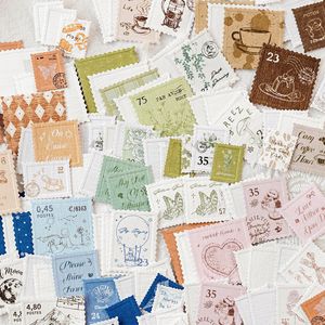 Pegatinas con Estampado en Relieve LABON, Paquete de Papel Texturizado Vintage para Scrapbooking Retro, Material para Diario Creativo - Product Image 2