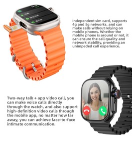 Reloj Inteligente DW100Pro <span class=keywords><strong>con</strong></span> SIM 4G | Pantalla AMOLED de 2.04'', Desbloqueo por Huella Dactilar |   Reloj Inteligente Android <span class=keywords><strong>con</strong></span> Monitor de Ritmo Cardíaco y <span class=keywords><strong>Asistente</strong></span> de Voz - Product Image 6