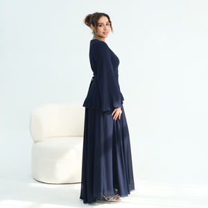 <span class=keywords><strong>Abito</strong></span> <span class=keywords><strong>Lungo</strong></span> Elegante in <span class=keywords><strong>Chiffon</strong></span> per Ramadan ed EID 2026, Abbigliamento Islamico a <span class=keywords><strong>Maniche</strong></span> <span class=keywords><strong>Lunghe</strong></span>, Vestito Modesto Maxi per Donne Musulmane - Product Image 6
