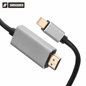 Cable Hd Ultra HD 4K Mini DP To HDMI Cable Compatible With Thunderbolt Mini DP For Mac