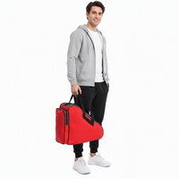 Sac de rangement pour patins à roulettes en Oxford 600D imperméable avec logo personnalisé, sac de rangement professionnel pour bottes de ski OEM, convient à la plupart des patins pour enfants et adultes