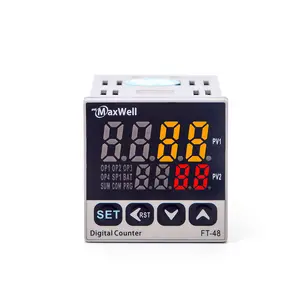 Counter Meter Digital Encoder Kecil 6/4 Digit, dengan Remote Master