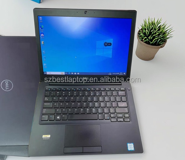 Factory Low Price for Dell E7290 Business Used Laptop I5-8th Gen 8G RAM 256G SSD 12.5inch  English Keyboard Office Computer