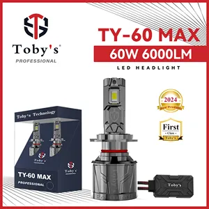 TY60 MAX Spot Goods 120W H7 H11 9005 9006 Car Led Headlight Bulb H4 12Vf7