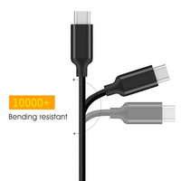 Ucuz Fiyatlı USB Kablosu 0.5M 1M 2M 3M Naylon Örgülü Veri Senkronizasyonu ve Hızlı Şarj Desteği Maks 3A