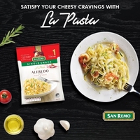 Instant Alfredo Pasta White Sauce Bulk Easy Cook Meal Creamy Sauce Mix Western Dry Pasta Quick Italian Dish Semolina Ready Pack