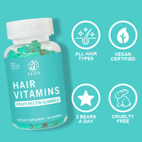 Gummies Multivitaminés Oursons Privée Label Biotine Zinc et Vitamine C pour la Croissance Capillaire et la Réduction de la Chute des Cheveux