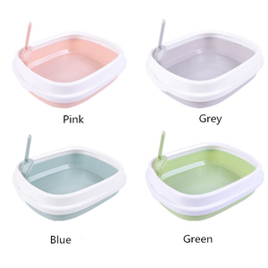 Wholesale Pet Supplies Folding Cat Litter box Cat Toliet Sifting Cat Litter Box with <strong>Pooper</strong> <strong>Scooper</strong> - Product Image 2