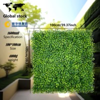 Plante d'herbe artificielle de mur vert de décor de jardin à la maison de S-001 pour l'usage d'intérieur et extérieur