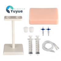 Conjunto de Modelo de Entrenamiento para Punción Vascular Guiada por Ultrasonido - Almohadilla de Práctica para Inyecciones IV para Entrenamiento de Habilidades Clínicas