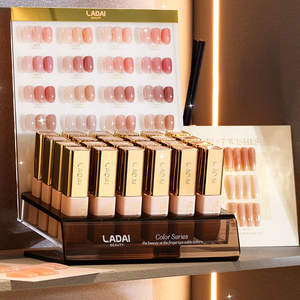 LADAI Gel à ongles multicolores 24 couleurs, gelée colorée, ensemble de gel à ongles 2025, nouvelle mode, vente chaude, kit d'art des ongles, gel <span class=keywords><strong>UV</strong></span> non toxique, vente en gros pour <span class=keywords><strong>salon</strong></span> de manucure - Product Image 2