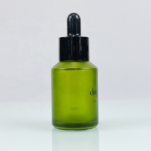 30ml Matte Green Frosted Glass Essential Oil <b>Dropper</b> <b>Bottles</b> Skin Care Serum Cosmetic Oil Serum <b>Bottle</b> <b>Dropper</b> Glass <b>Bottle</b> - Product Image 4