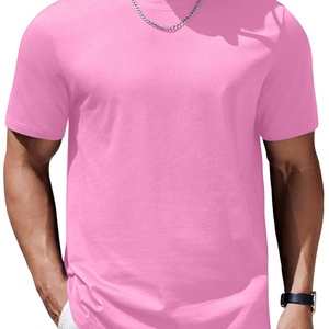 Camiseta Básica Premium para Hombre, de Manga Corta, Cuello Redondo, 100% Algodón, Tejido Grueso, Transpirable y de Secado Rápido - Product Image 6