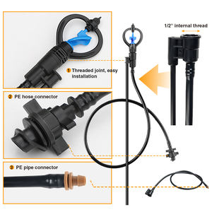 Irrigatore di irrigazione con ugello di irrigazione in plastica spruzzatore di irrigazione a farfalla 360 nebulizzatore per giardino - Product Image 3