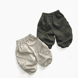 Printemps Automne Garçons <span class=keywords><strong>Pantalon</strong></span> <span class=keywords><strong>Cargo</strong></span> Nouvelles Filles Loisirs Lâche <span class=keywords><strong>Pantalon</strong></span> Large - Product Image 1