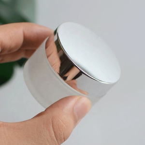 Bán Buôn 15G 30G 50G Thủy Tinh Mỹ Phẩm Lọ Son Dưỡng Môi Mắt Kem Chăm Sóc Da <span class=keywords><strong>Container</strong></span> Với Bạc Nắp - Product Image 4