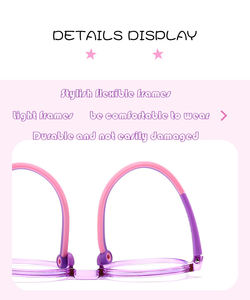 Gafas Ópticas con Montura Tr90 Personalizables, Flexibles, Lindas y Seguras de Silicona <span class=keywords><strong>para</strong></span> Niños, Coloridas, con Filtro de Luz Azul <span class=keywords><strong>para</strong></span> Juegos de <span class=keywords><strong>Computadora</strong></span> - Product Image 6