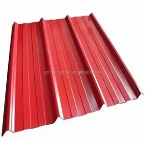 Dx51d panneaux métalliques de première qualité en aluminium zinc à chaud enduit de couleur ppgi tôle de toiture ondulée prépeinte en acier galvanisé