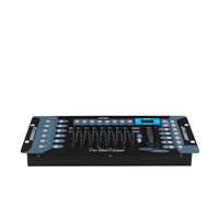 Controlador de Luces DMX 192, Consola Profesional de 192 Canales con Pantalla Digital para Espectáculos Pequeños y Medianos, Bodas, Fiestas y Eventos