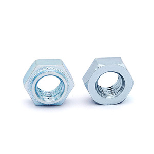 Écrou hexagonal M10 zingué autobloquant classe 8.8 métrique forgé pour usage industriel - Product Image 3
