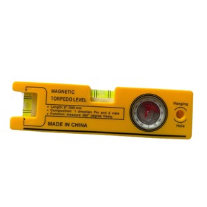 Nivel de burbuja magnético Yongchuang Tools de 8 pulgadas (200 mm) con medidor de ángulo de 360 grados para uso doméstico y bricolaje. - Product Image 5