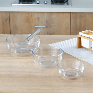 Transparent Glass Bowl 285ml 700ml 1215ml For Salad Soup Dessert Home Kitchen Use - Product Image 4