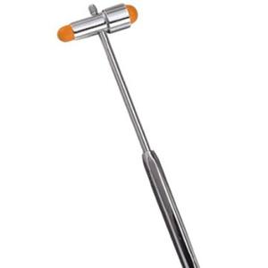 Marteau de percussion multifonctionnel transfrontalier en forme de T, 18 cm, en acier inoxydable, marteau à réflexes médical pour médecins - Product Image 3